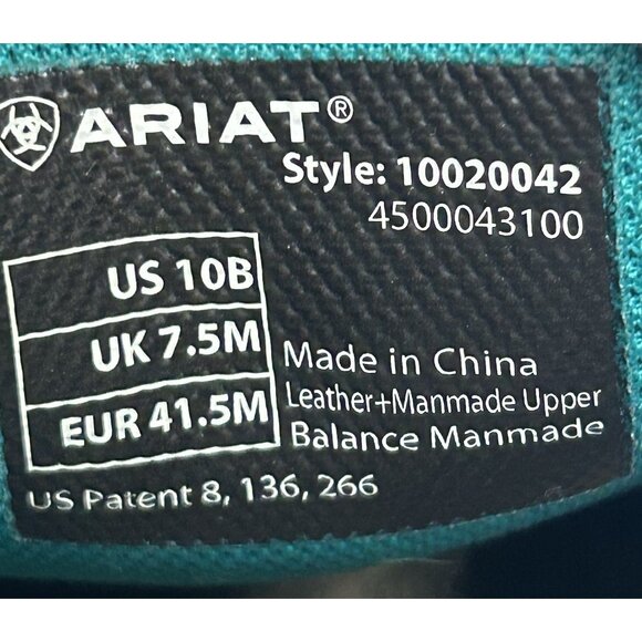 Ariat Women’s Skyline Suede Slip On Shoes Size 10B ATS Duratread Comfort EUC - Picture 9 of 9